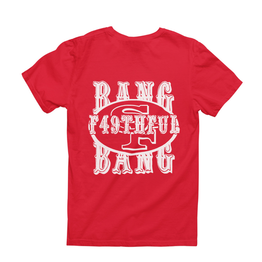 Bang Bang Faithful Tee (Red/white)