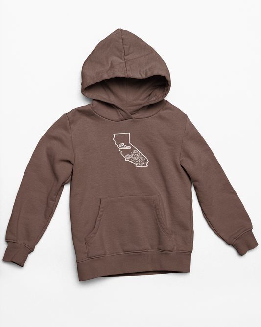 Rose Soles of Cali Grizzly Hoodie