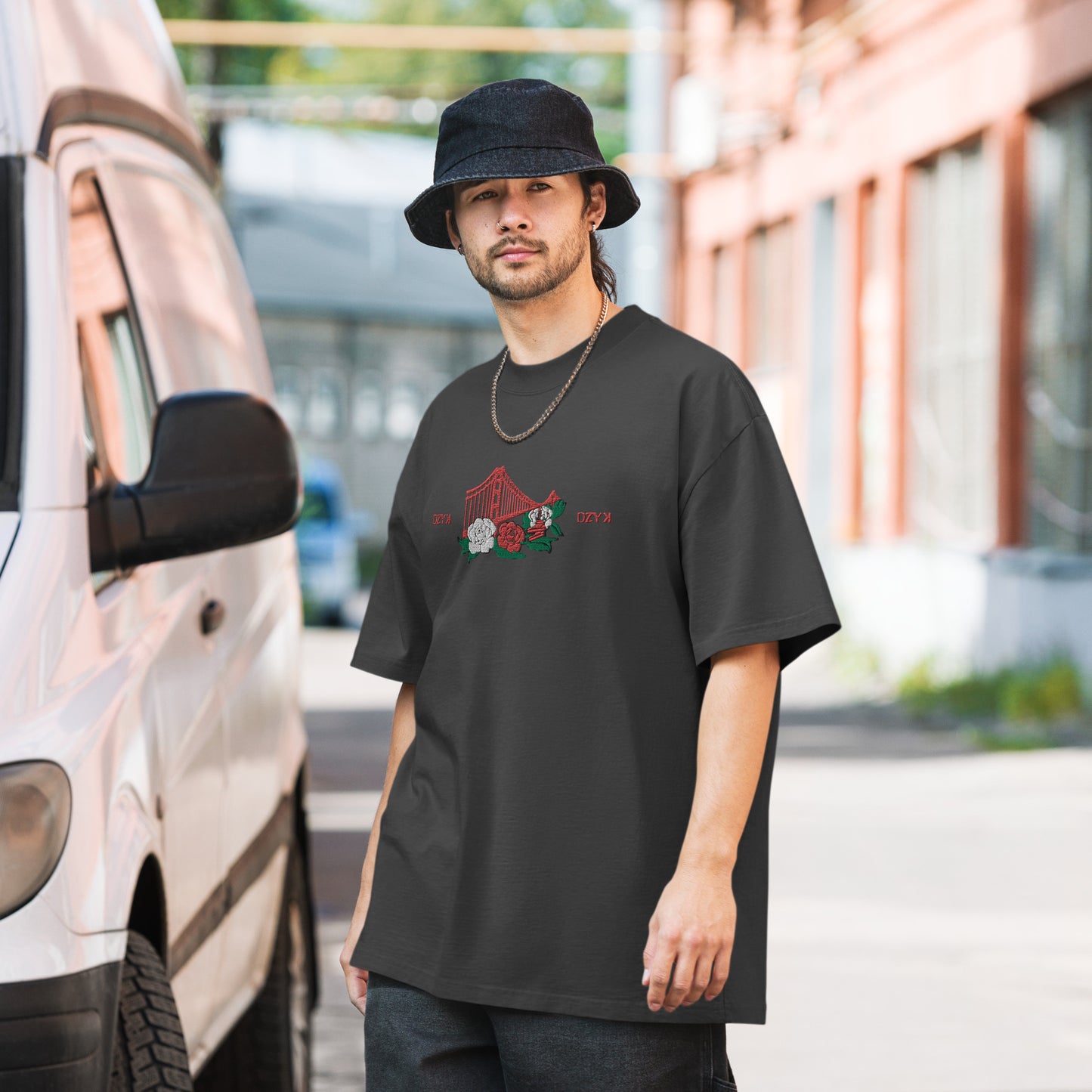 Rose GLB Oversized faded Tee