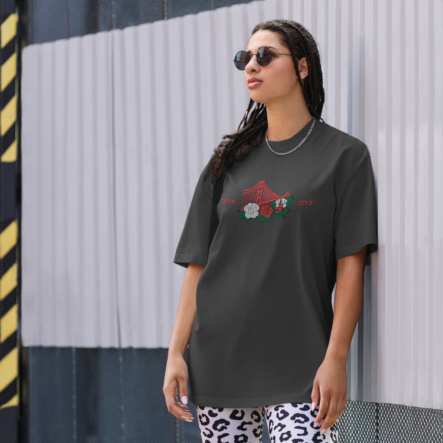 Rose GLB Oversized faded Tee