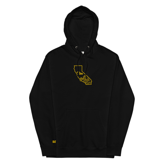 Black/Gold Soles of Cali Hoodie